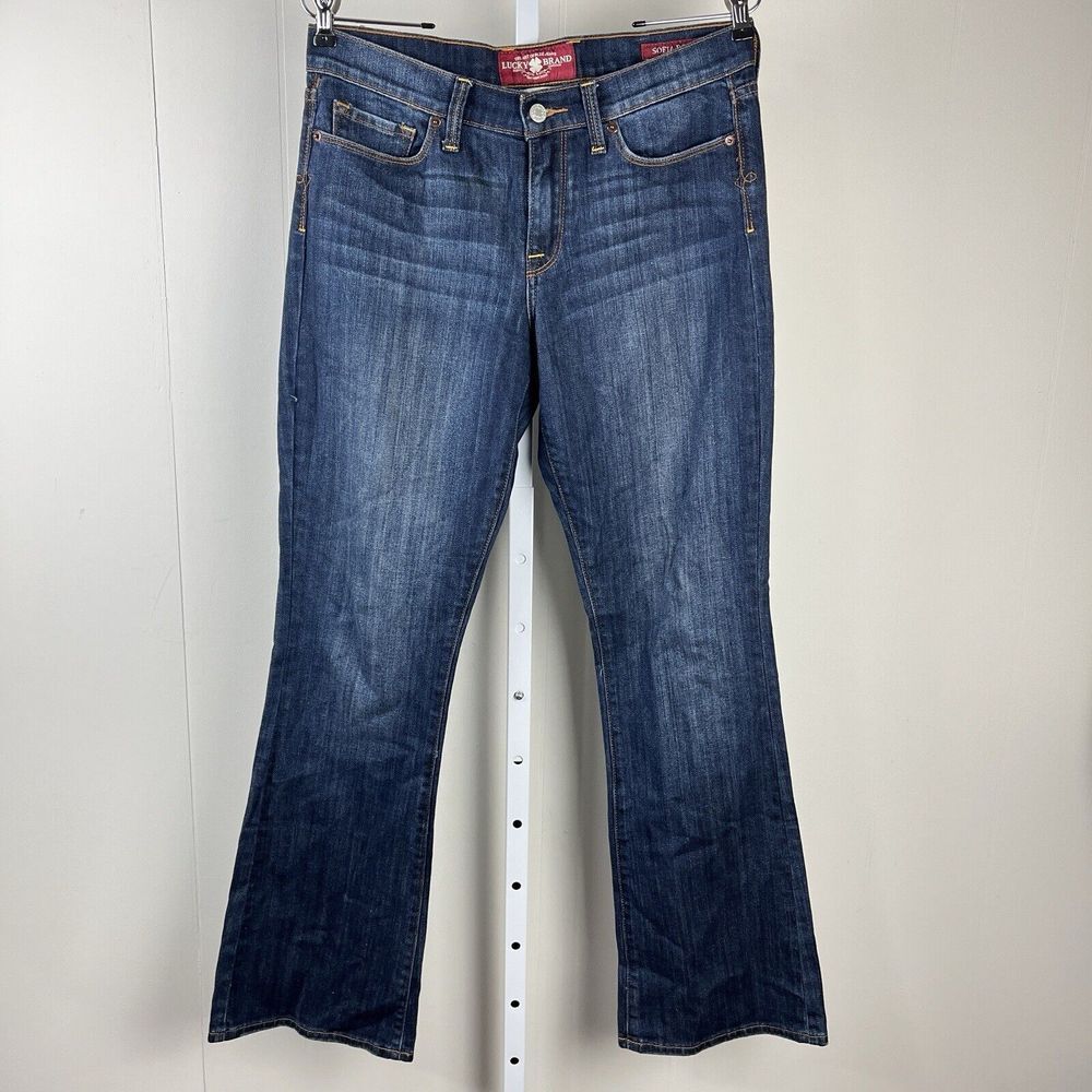 Lucky Brand Sofia Boot Cut Jeans Vintage Y2K Dark Wash Denim Womens 10/30
